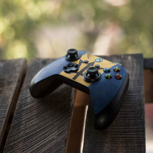 Barbados Flag Distressed Xbox One S Controller Skin